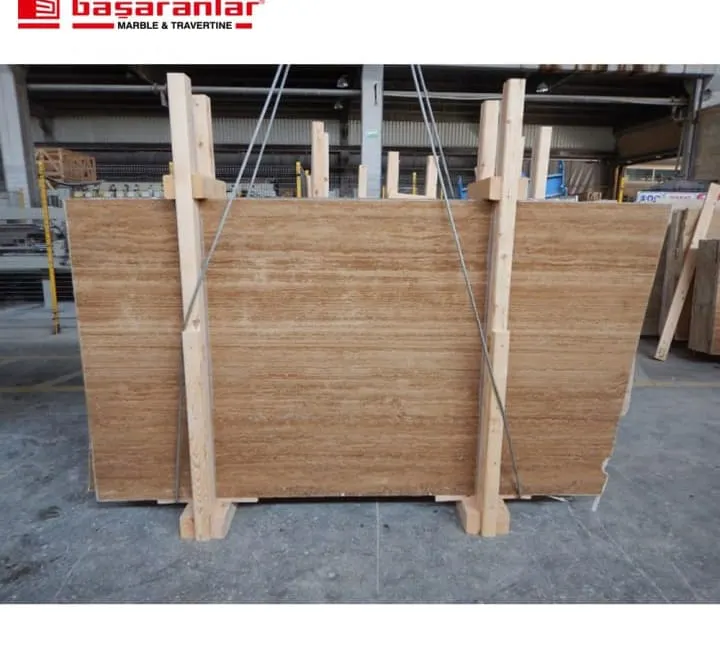 Noce Travertine — slab 1