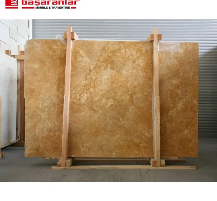Yellow Travertine — slab 2