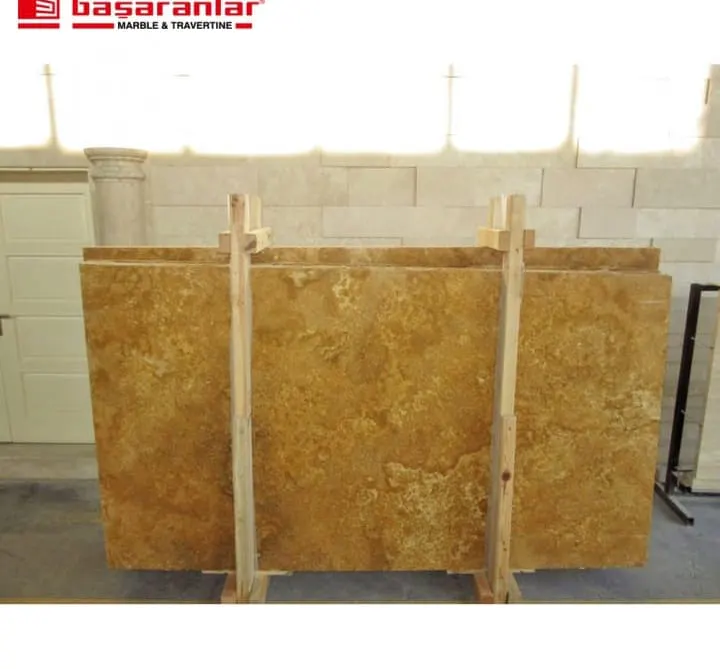 Yellow Travertine — slab 3